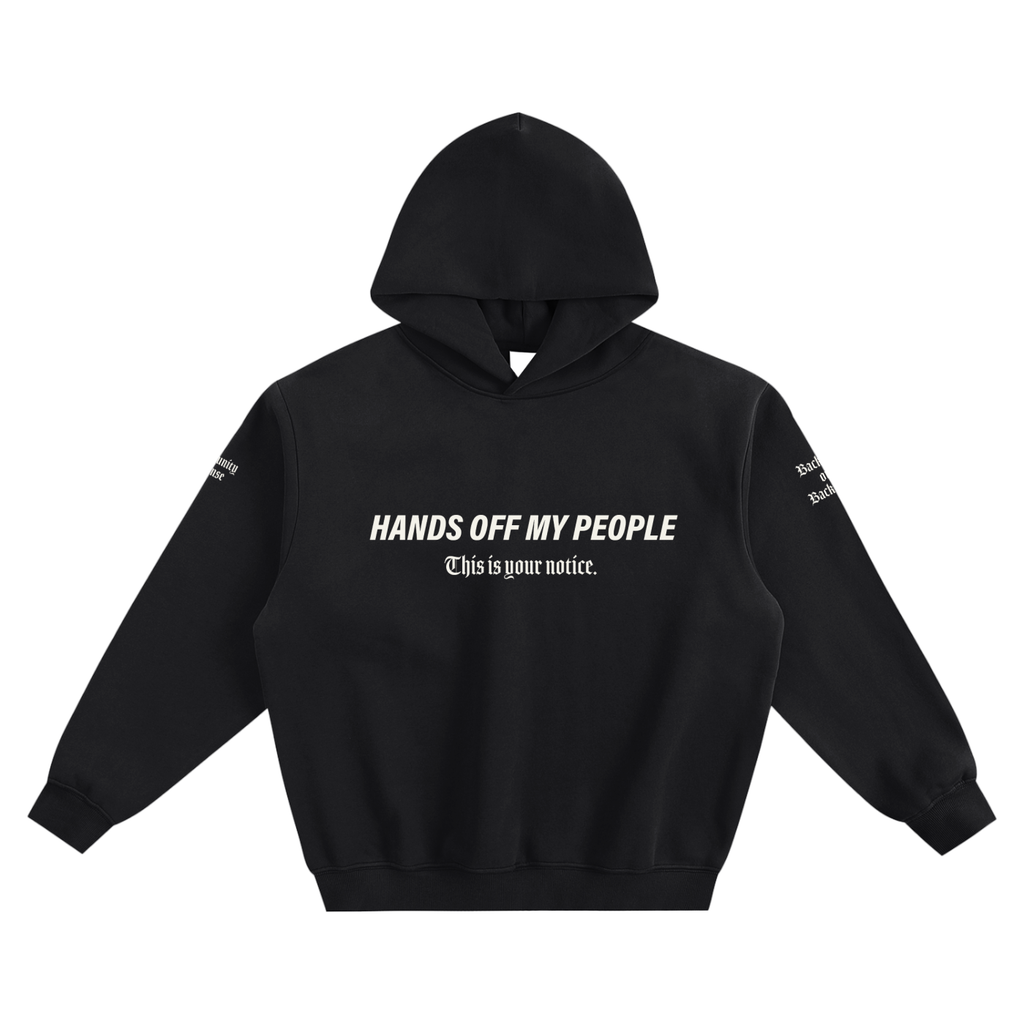 Hands Off Boxy Hoodie