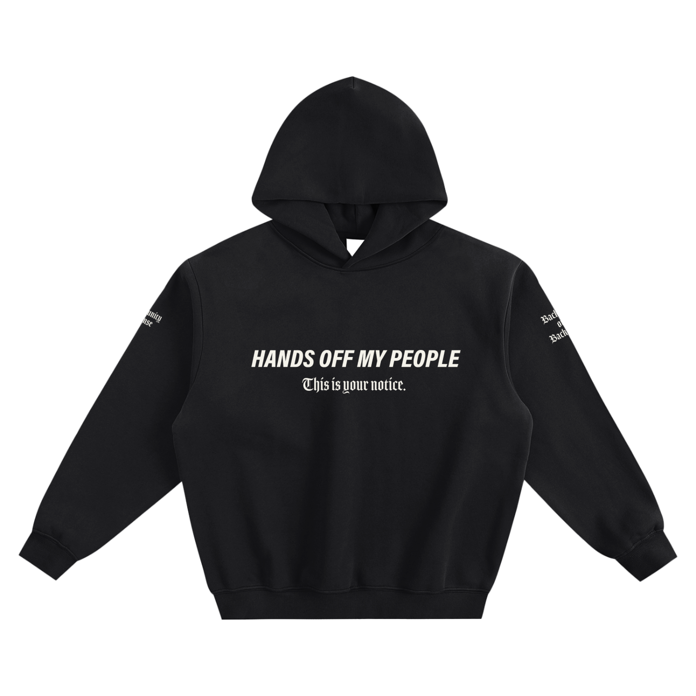 Hands Off Boxy Hoodie