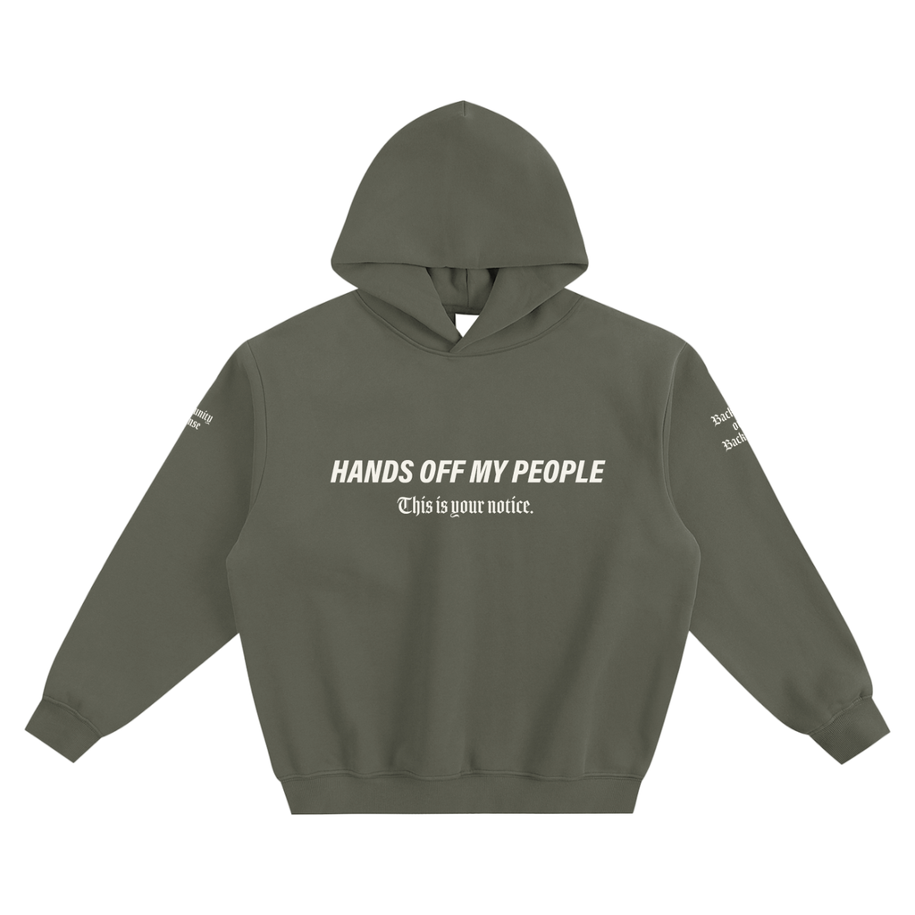 Hands Off Boxy Hoodie